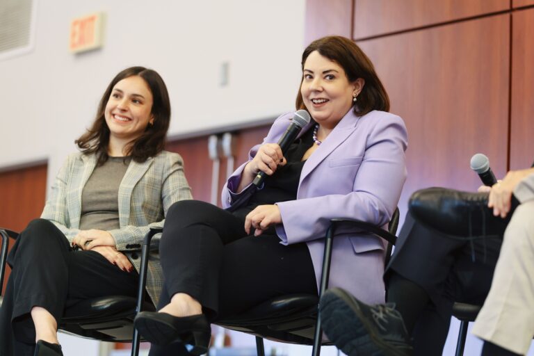 Jessica Taylor responds to audience questions at Tocqueville Center event