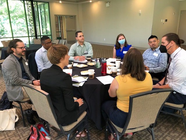 New faculty members get to know one another at the fall New Faculty Orientation