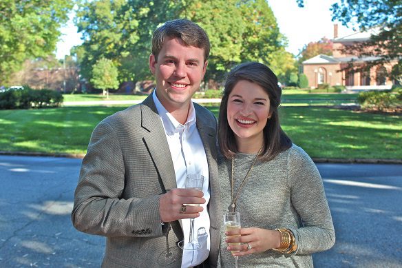 Ashlyn and David Toast Engagement