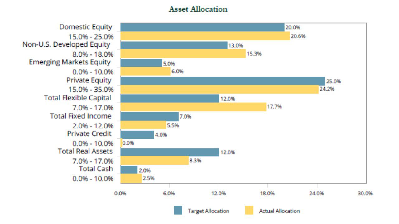 Asset Allocation Graph (as of April 30, 2025)