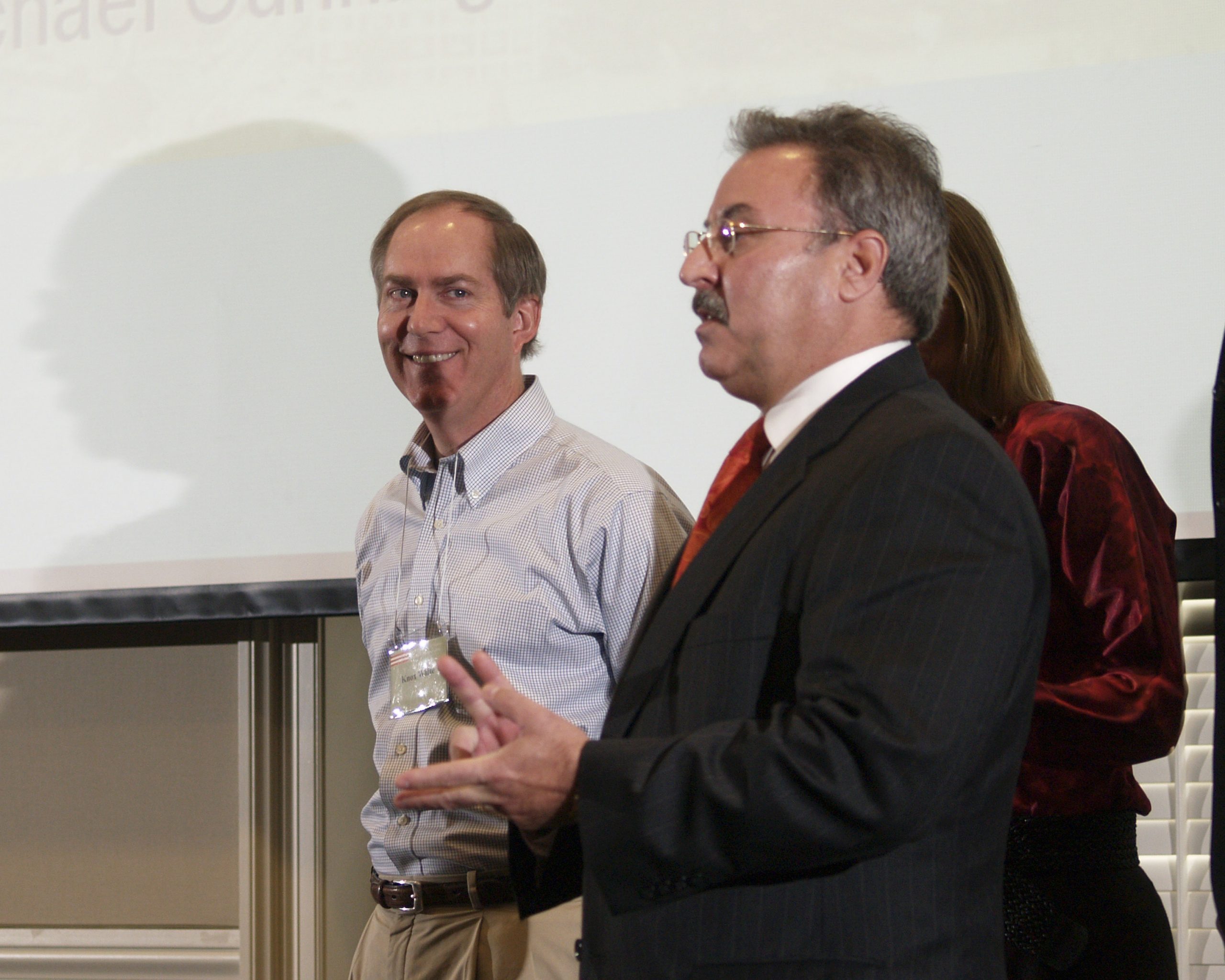 (l-r) Knox White and Steve Sinicropi