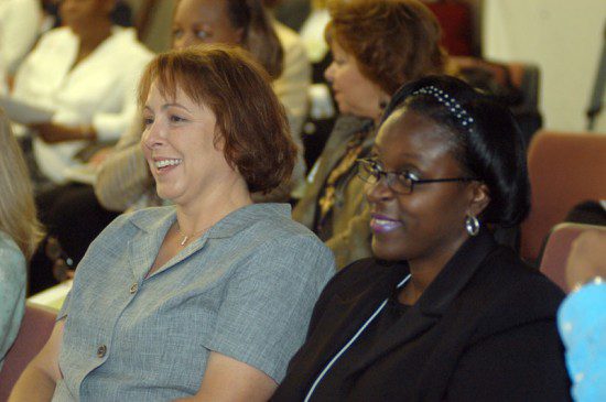 (l-r) Andrene Coury-Smith and Robin Chisolm