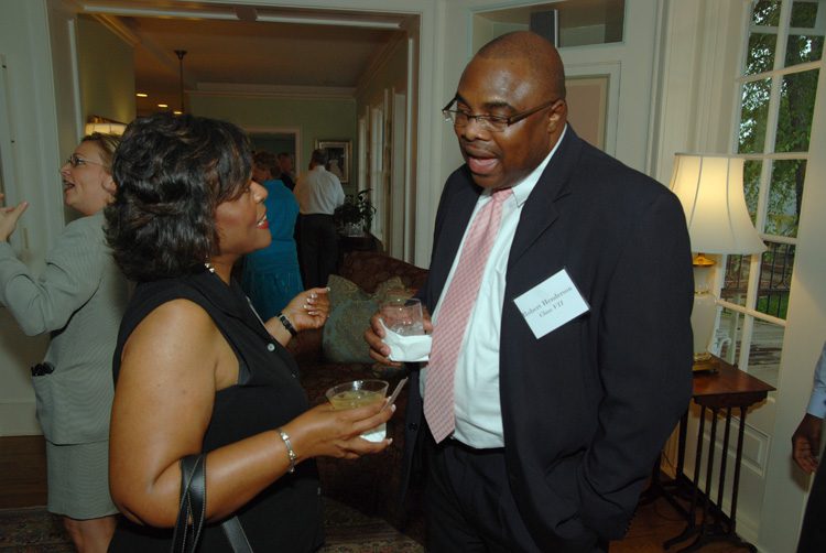 Cynthia Randolph (Class V) and Robert Henderson (Class VII)