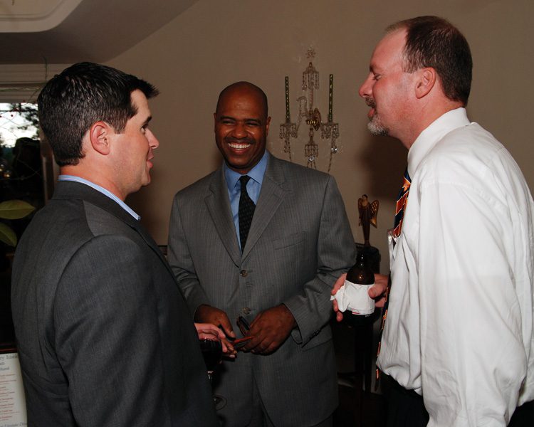 (l-r) Bernie Pritchard (Class IV), Juan Johnson (Riley Institute), and Chris Fowler (Class VII)