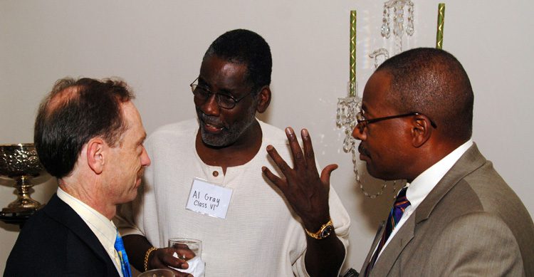(l-r) Bill Berg (Class VI), Al Gray (Class VI) and Herb Johnson (Class VII)