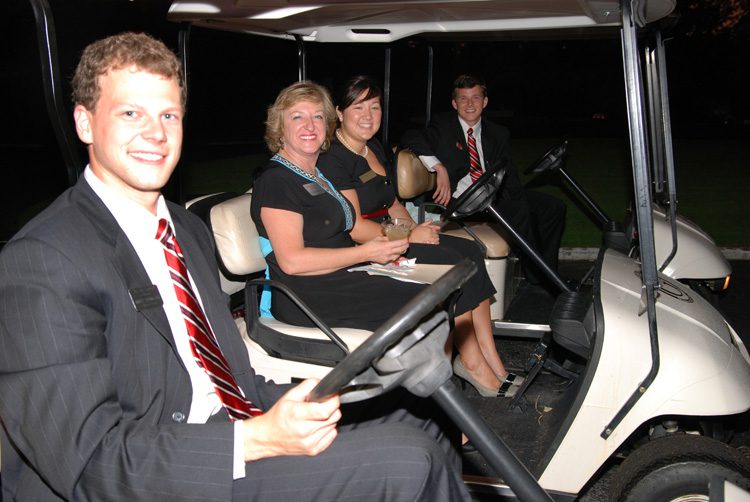 The Riley Institute Advance Team with Leigh Berman (l-r) Matt Springate, Rachael Parrish and Ben Able