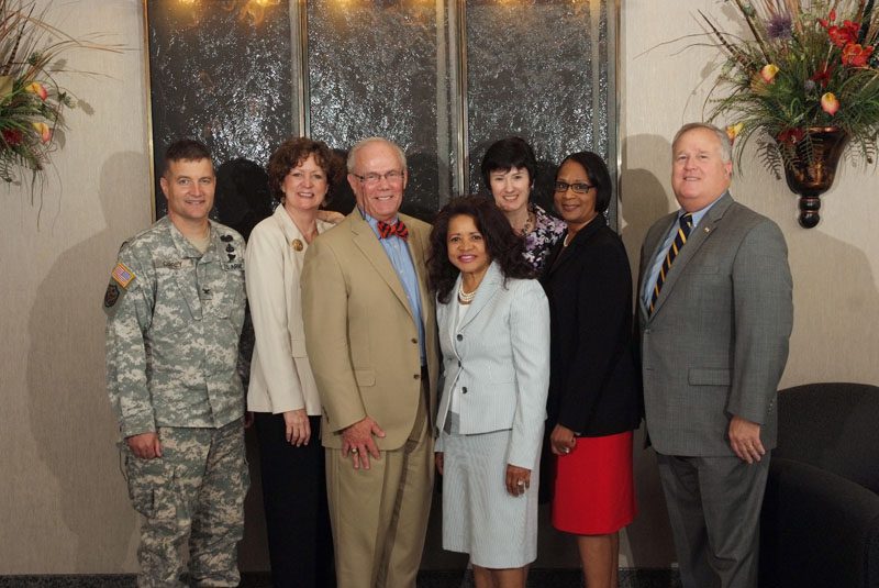 Con-Nection: (l-r) Front Row: Lessie Price, Sharon Henderson; Back Row: Craig Currey, Barbara Morgan, Ray Wilson, Jr., Susan Winsor, Tom Hallman