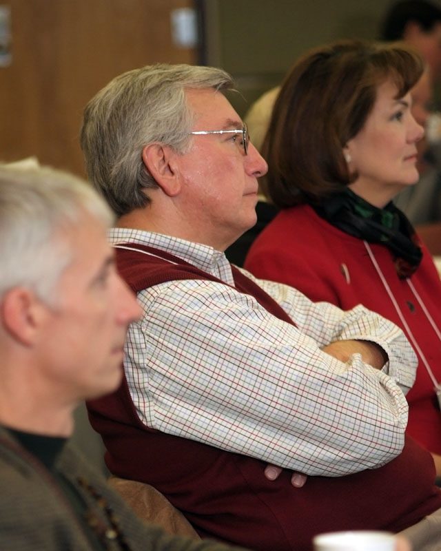(l-r) Chris Fraser, Chris Bickley and Valerie Truesdale
