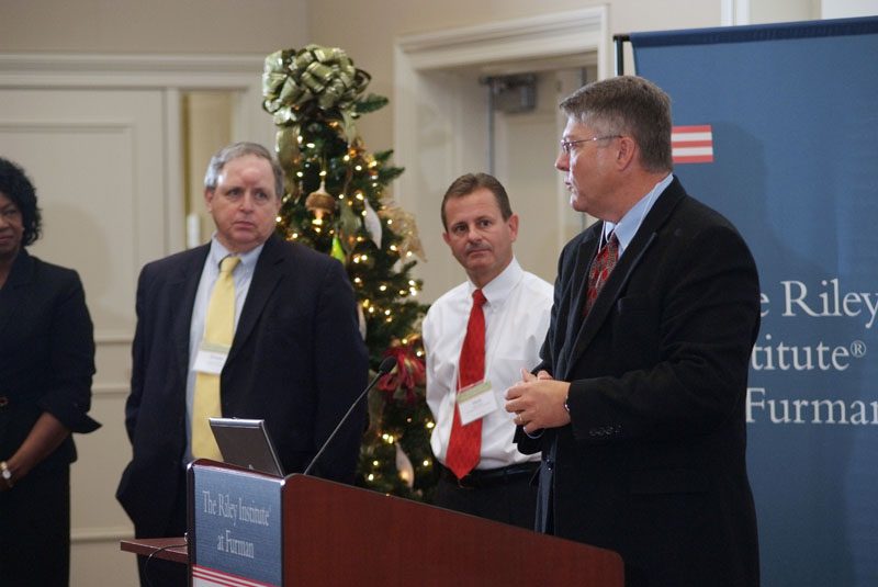 Board Link: (l-r) Patricia Sullivan, Erwin Maddrey, Mark Nantz, and Chuck Morton