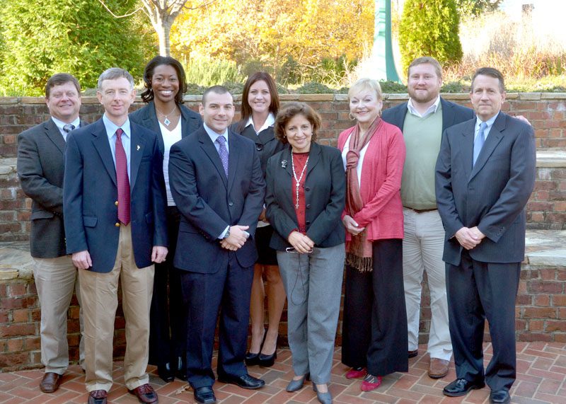 Marking a Difference: (l-r) Wendell James, Kevin Landmesser, Bernell Ingram, Jason Mitchell, Melissa Edwards, Cristina Colindres-Kraemer, Susan Hoag, Brock Koonce, Matthew Petrofes