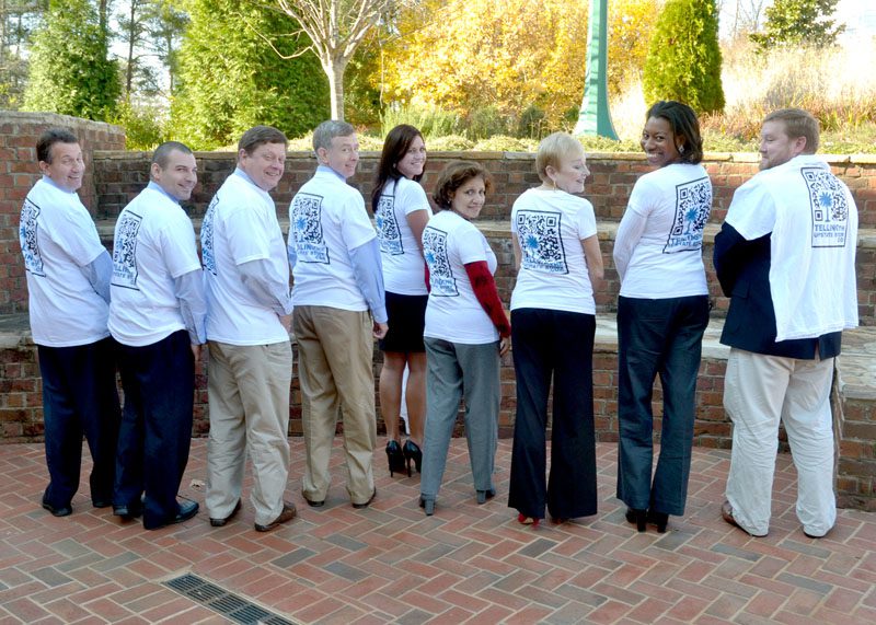 Marking A Difference donning their group t-shirts