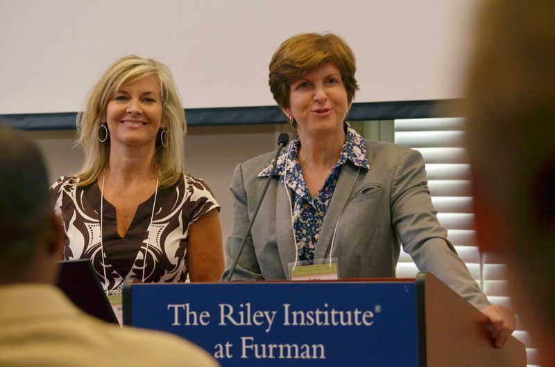 iUpstate: (l-r) Whitney Walters and Edna Johnson