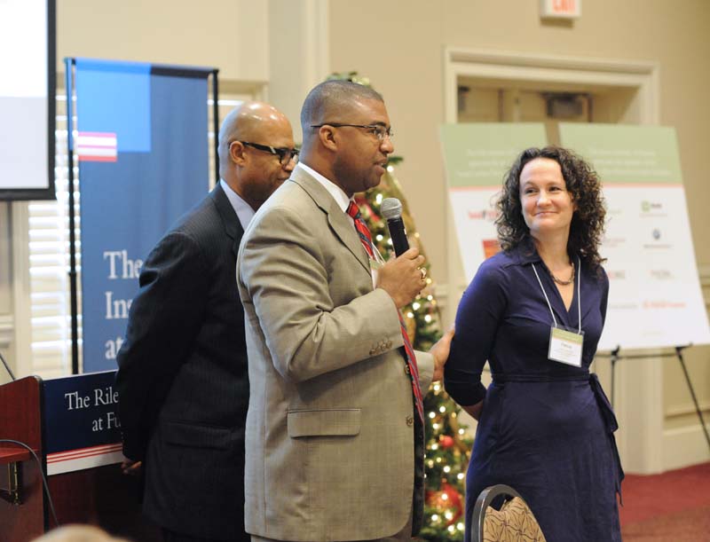 Juan Johnson, Russell Booker and Patricia Ravenhorst