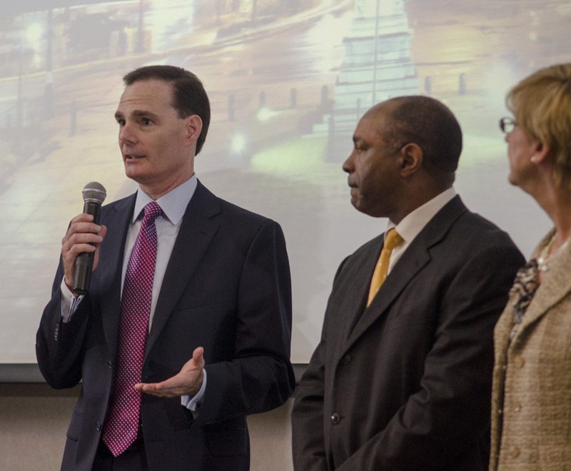 (l-r) David Pankau, Jerry Adger and JoAnn Turnquist, Why Columbia