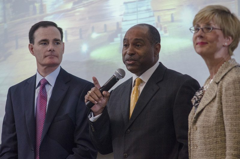 (l-r) David Pankau, Jerry Adger and JoAnn Turnquist, Why Columbia