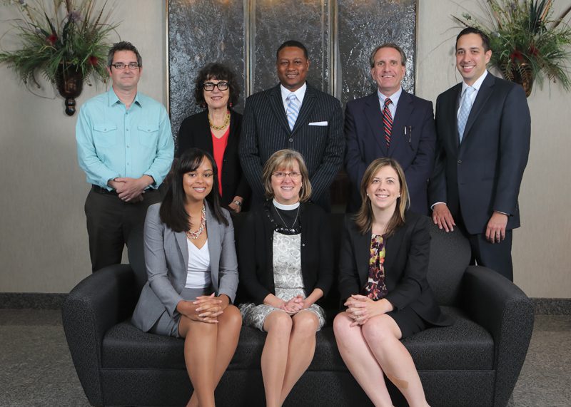 front (l-r): Moryah Jackson, Dianna Deaderick, Richele Taylor; back (l-r): Dan Cook, Betsy Newman, Kevin Butler, Steve McKinney, Keith Shah (Civil Rights Road Trip Project)