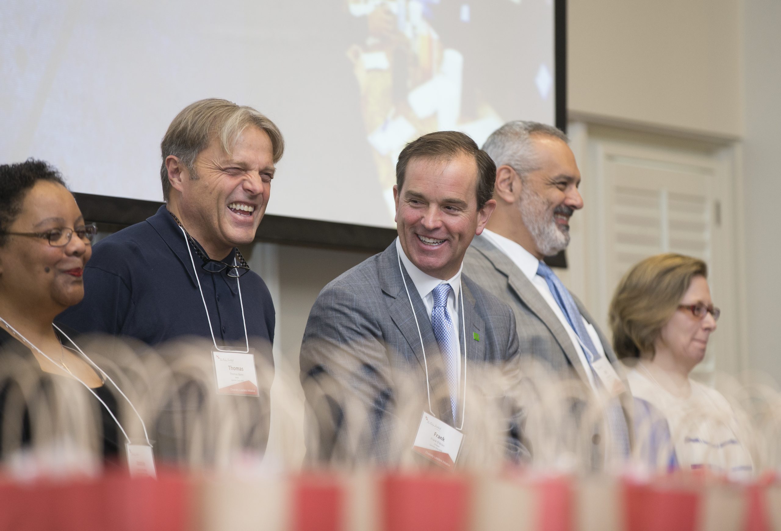 Team Fostering Greatness (l-r): Bobbie Rhodes, Thomas Bonn, Frank O'Brien, Eric Englebardt, and Elizabeth Varga