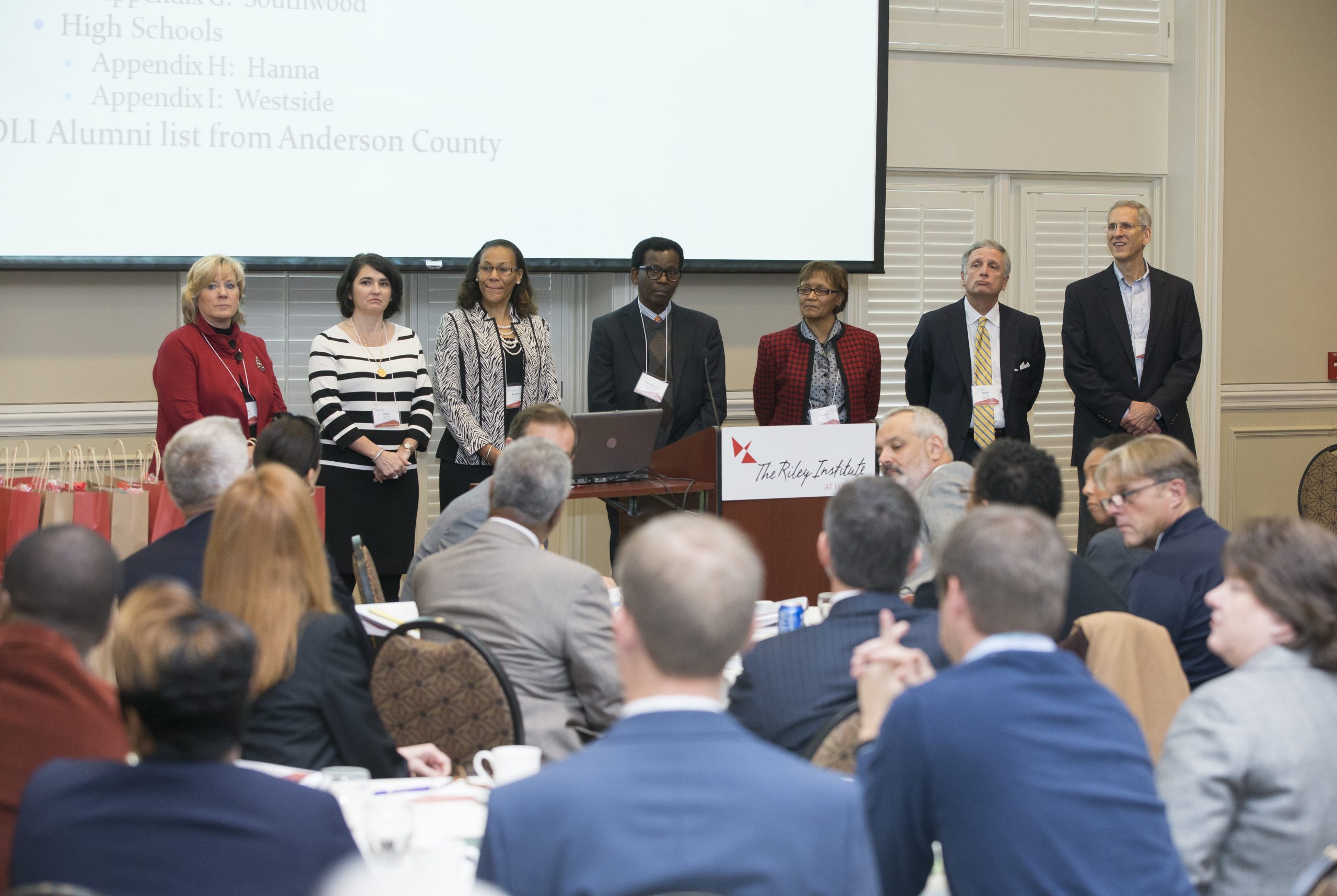 Team Melanges (l-r): Delisa English, Tracy Lamb, Beverly McAdams, Constancio Nakuma, Frankie Felder, Dean Woods, David Andrews