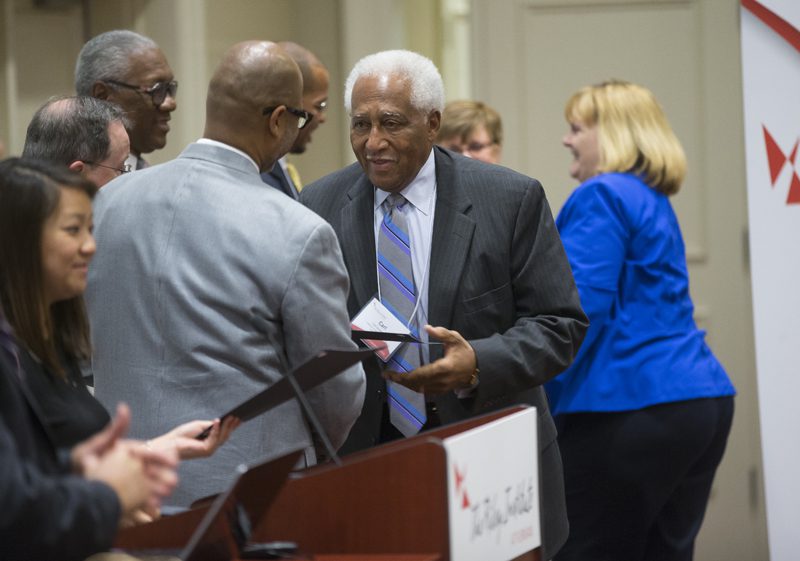Carl Anderson, S.T.A.R.T.S., receiving his Riley Fellow certificate