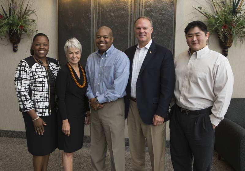 (l-r): Tina Herbert, Ann Timberlake, Al Reid, Thornton Kirby, Curtis Chow; Not pictured: Jennifer Hollingsworth