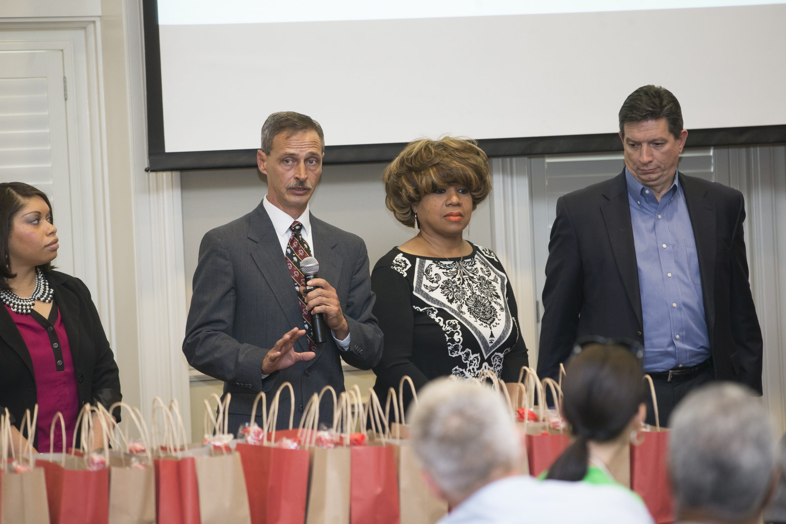 Team All In (l-r): Asha McMillan, Neal Urch, Kathy Rivers, Vic Koelsch