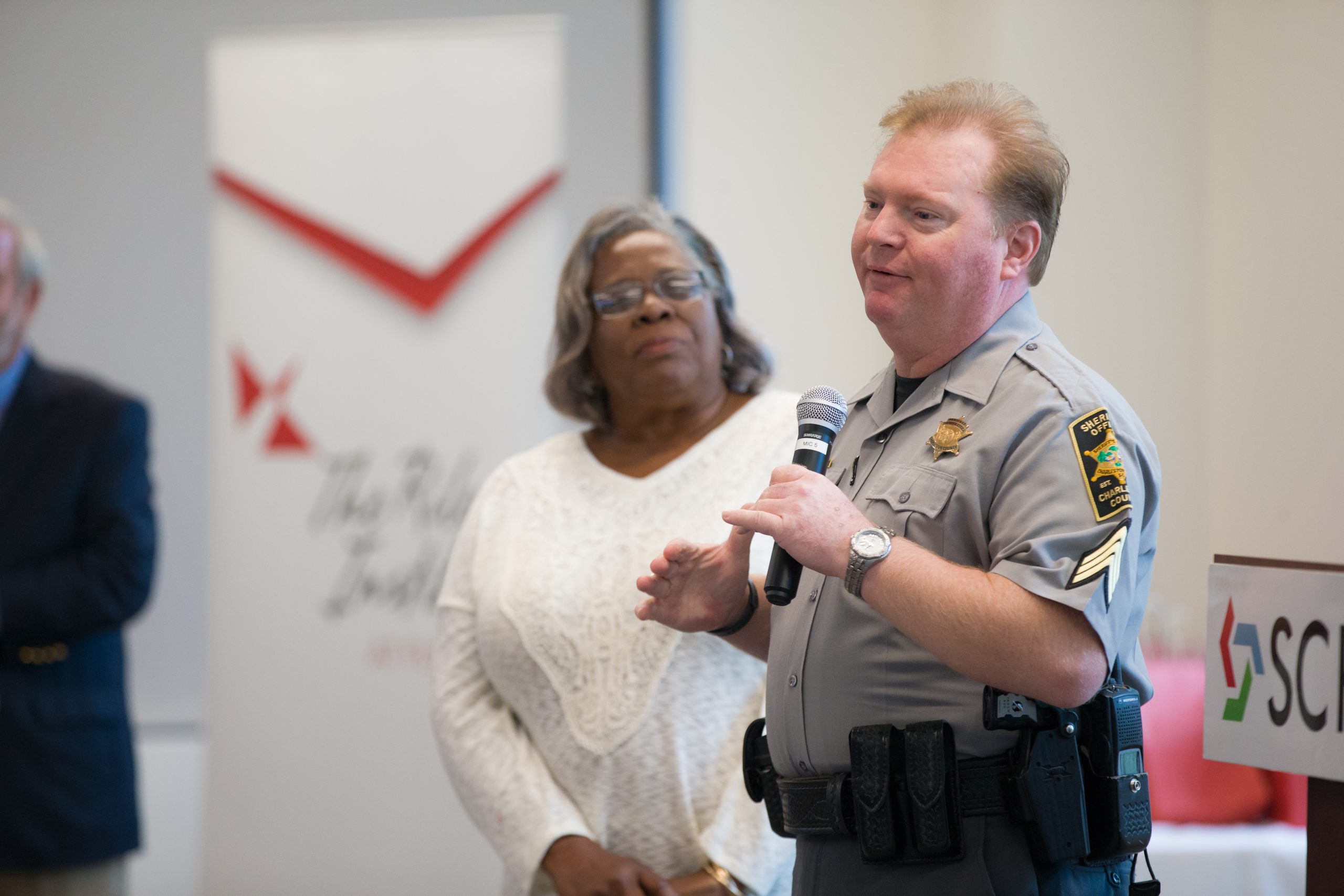 Sgt. Harold Phillips, Charleston County Sheriff’s Office, speaking in regards to Lunch with Deputies