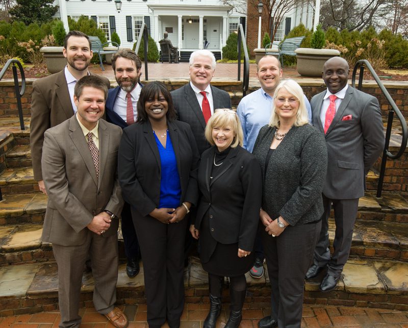 Project Discovery: Row 1 (l-r) Josh Patterson, Chrissie Cofield, Jo Anne Hennigan, Stephanie Griffin; Row 2 (l-r) Wes Lehrer, Chad Lawson, Paul Butler, Curt McPhail, Cornelius Huff