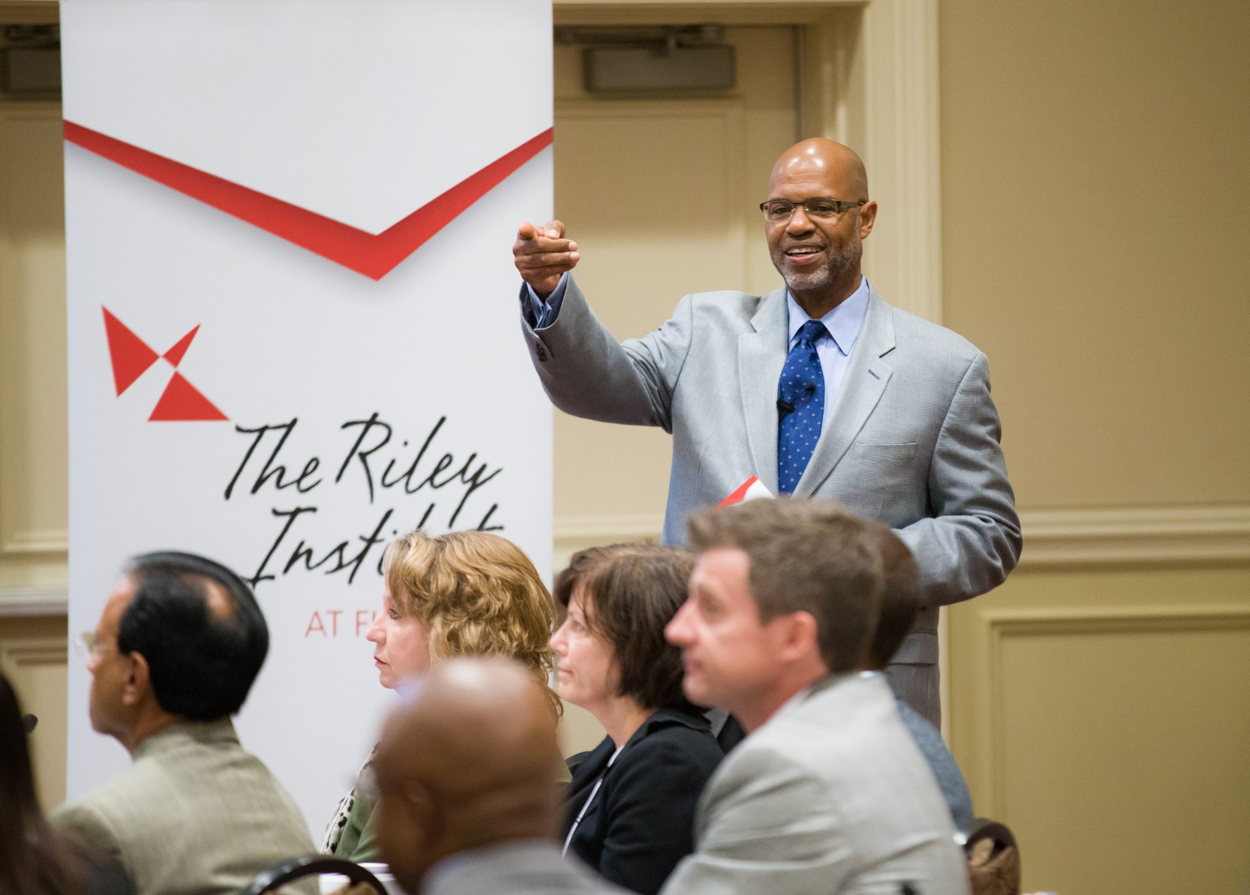 Juan Johnson, Senior Distinguished Fellow in Diversity Leadership with the Riley Institute as well as the facilitator for the Riley Institute Diversity Leaders Initiatives