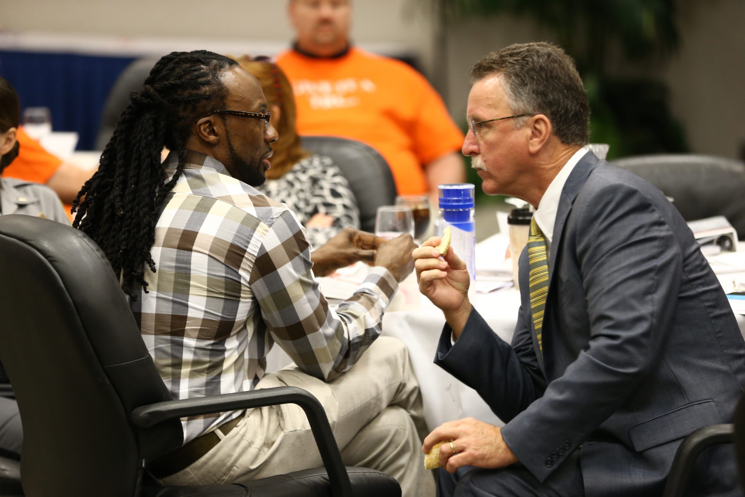 (l-r) Joseph Williams and Kim Wilson, Charleston: A Warrior H.O.M.E.