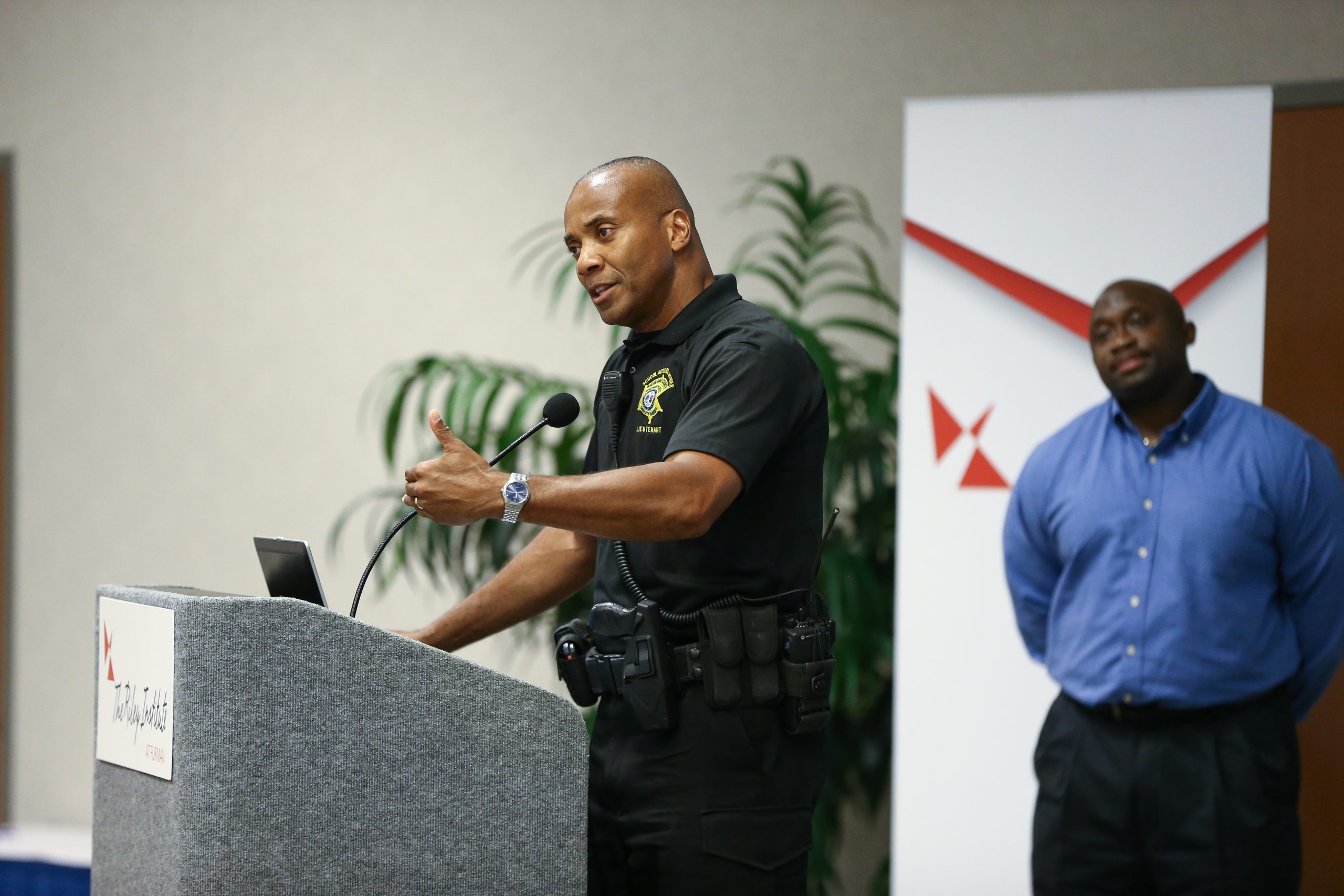 Verlon Rhodes speaking, Lexington-Richland: Classroom to Community Connection