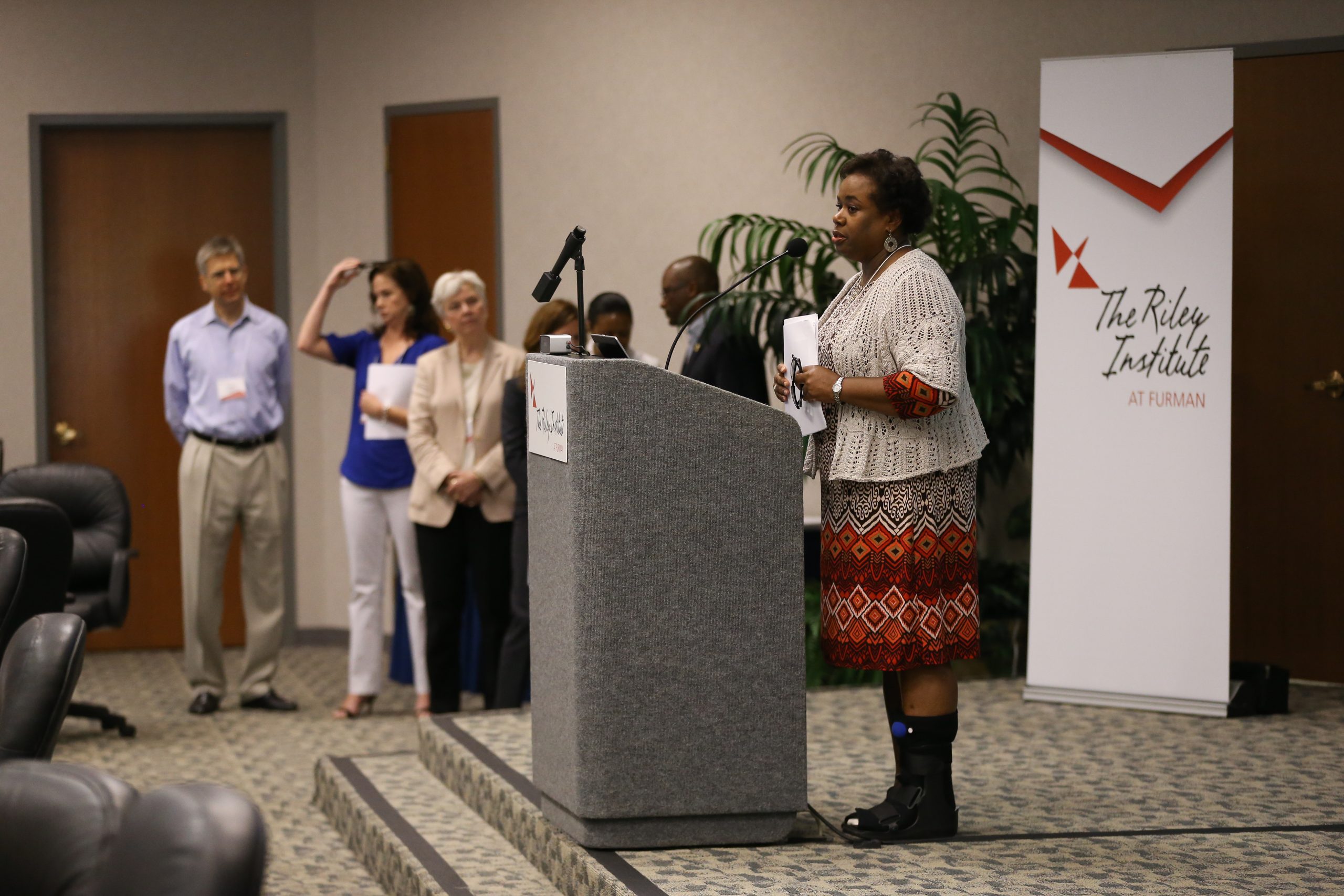 Therese Griffin speaking, YLO