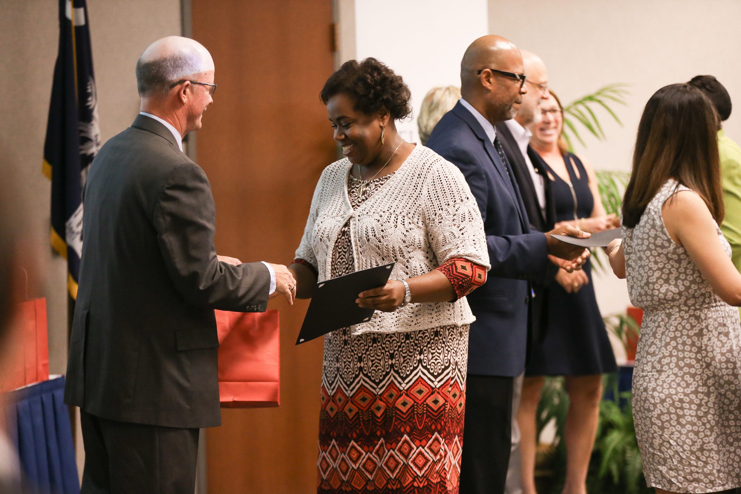 Therese Griffin, YLO, receiving her Riley Fellow certificate