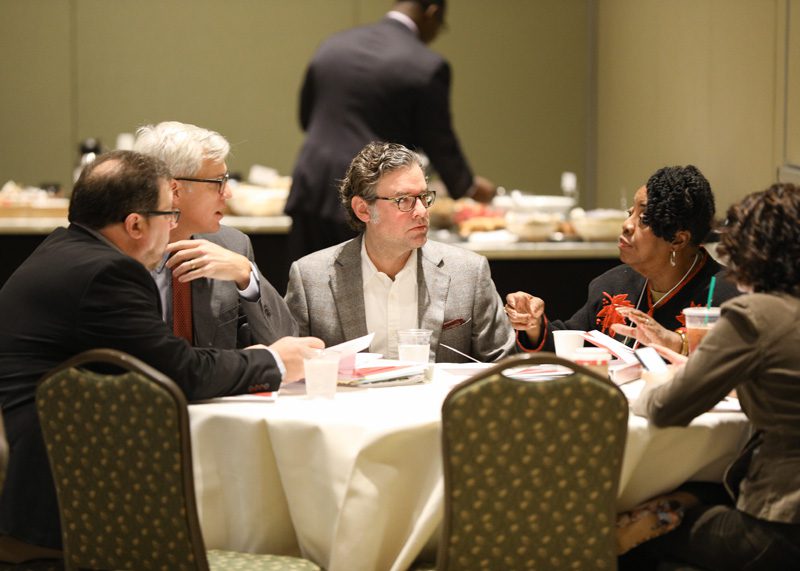 (l-r) Brian Hicks, Blan Holman, Christiaan Marcum, Barbara Dilligard and Merridith Crowe, Charleston Undertold History Map