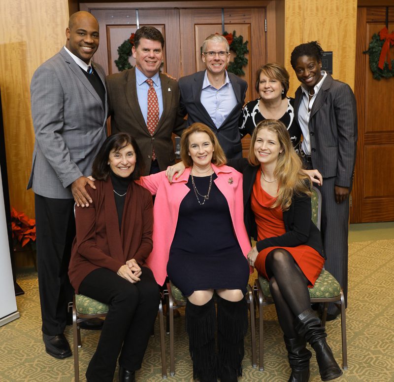 Team Leverage: Row 1 (l-r): Nancy Zisk, Susan Gaddy, Sally Newman Row 2 (l-r): Anton Gunn, Brent Jonas, Don Pratt, Laura Bright, Shawan Gillians Not Pictured: Loren Ziff