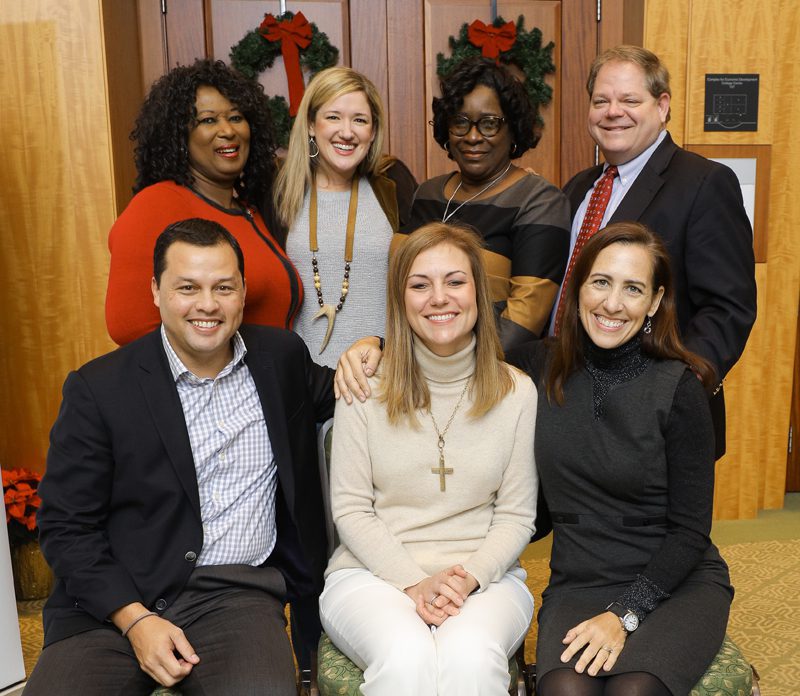 Team Hot Spot: Row 1 (l-r): Jim May, Melissa Crosby, Terri Boone Row 2 (l-r): Lottie Lewis, Caroline Mauldin, Jeannine Smalls, Weston Newton Not Pictured: Rodell Lawrence