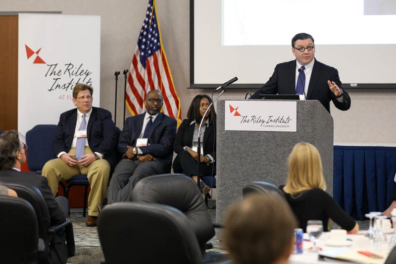 The Home Team: (l-r) Mike Couick, Craig Witherspoon, Andrea Heyward and Cory Manning speaking
