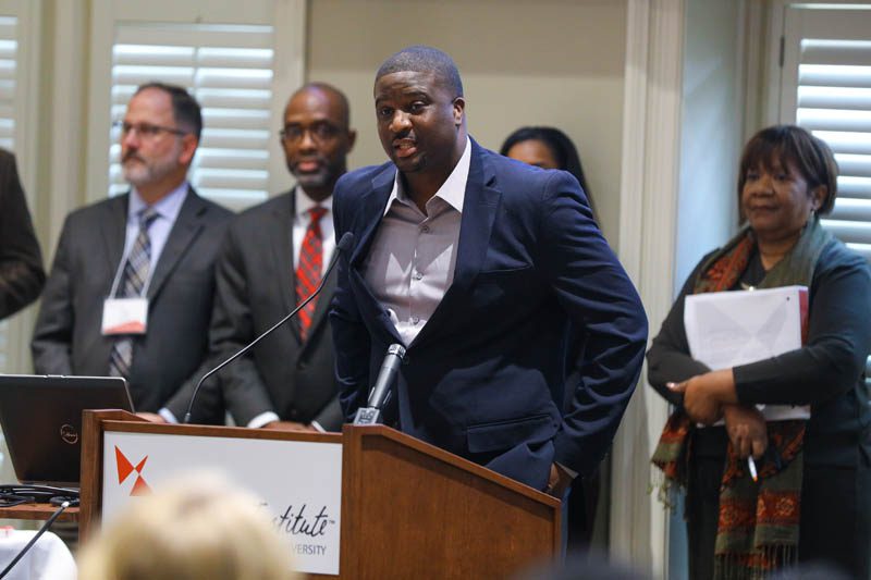 Darian Blue speaking