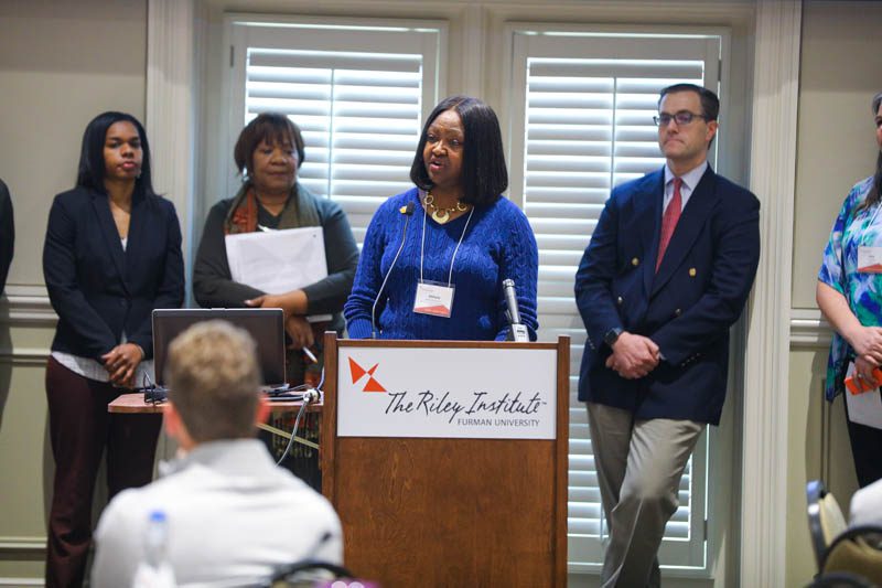 Altheia Richardson, PW Chop, presenting