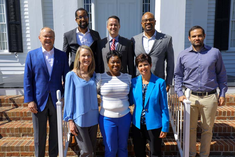 COPA Champions team members Row 1 (l-r): Jill Fuson, Tanisha Latimer and Jenny Dusso; Row 2 (l-r): John Humphries, Anton Thomas, Neal Guthrie, Steve Hairston and Anthony Esquivel