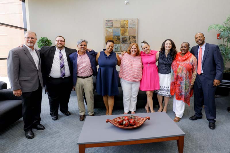 Team Tapestry team members: Team members (l-r): Jim Shank, Eric Mollo, Robert Thomas, Beth Ruffin, Lila Anna Sauls, Naomi Lett, Debbie Elmore, Christine Crawford and Randall Gary