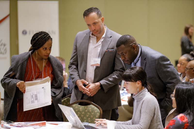 (l-r) Stacy Brown, Jonathan Rauh, Craig Harris, Lee Deas and Lica Colwell, Safe Water Initiative at Metanoia (SWIM)