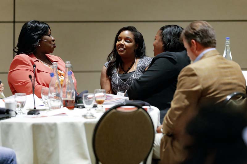 (l-r) Dorothy Priester, Blue Pearl Club Connectors, Miranda Asson, H.E.A.L., and Melissa Bailey-Taylor, SAFER