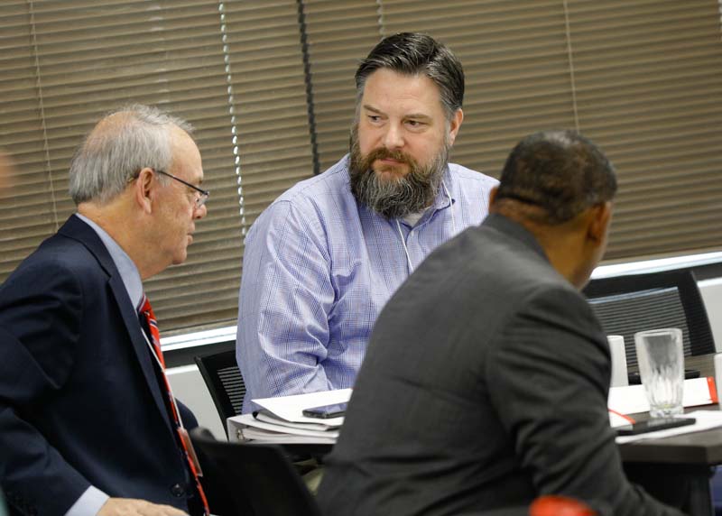(l-r) Chuck Epps, Scott Huffmon and Jermaine Easterwood, Food for Thought