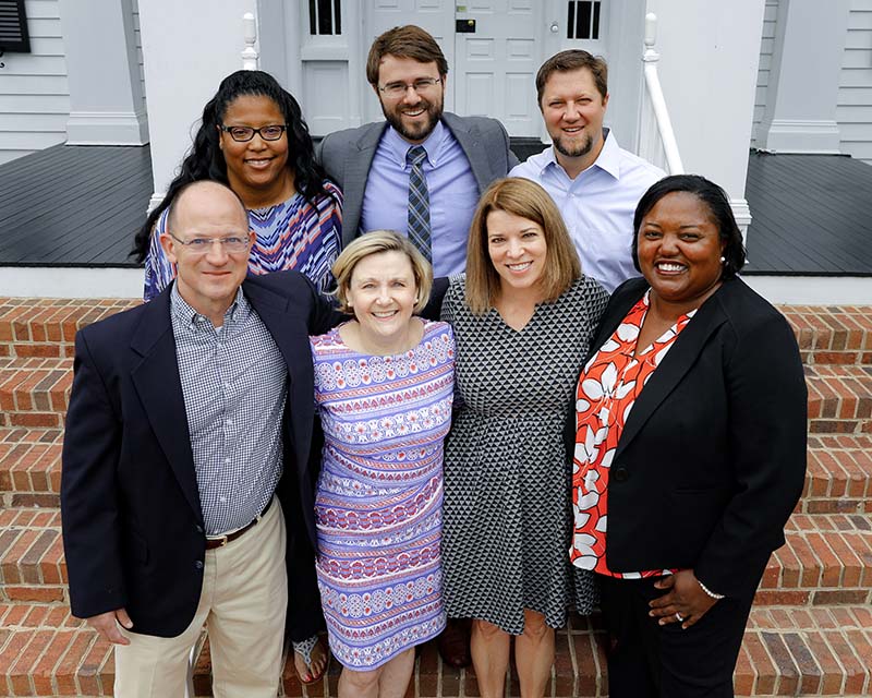SAFER team members: Row 1 (l-r): John Harvey, Elizabeth Mann, Katy Pugh Smith, Melissa Bailey-Taylor; Row 2 (l-r): Lakeia Harris, Jonathan Cote, John Lattimore