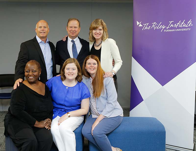 #LikeAGirl team members: Row 1 (l-r): Yvette McDaniel, Jean Cecil Frick, Lee Ann Rice; Row 2 (l-r): Randy Mann, David Ross, Sara Fawcett; not pictured: Mike Adams, Jon Pedersen