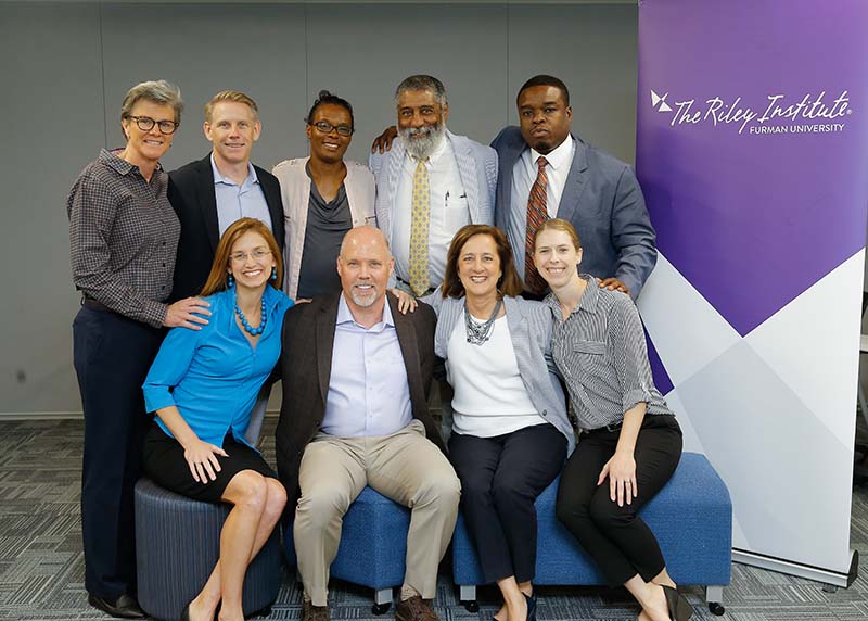 Project Power Play team members: Row 1 (l-r): Georgia Mjartan, Sean Baird, Della Watkins, Stephanie Wildrick; Row 2 (l-r): Betty Best, Anthony Padgett, Mary Sumter, Bob Reeder, Carl White