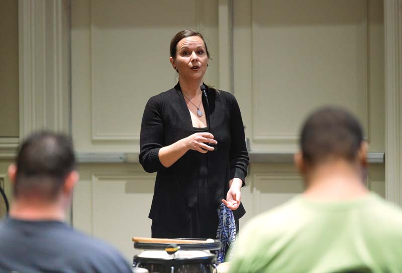 Drumming Up Awareness band director
