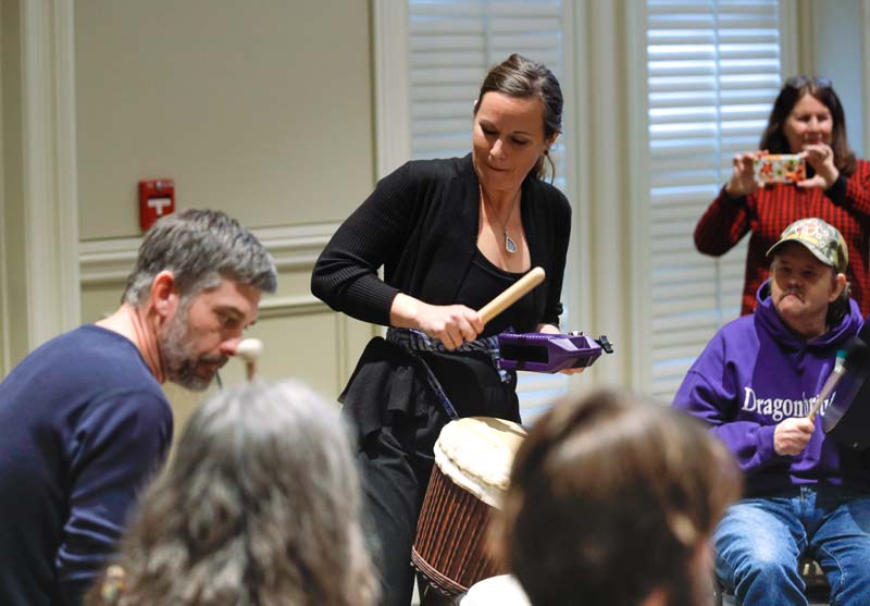 Drumming Up Awareness performing