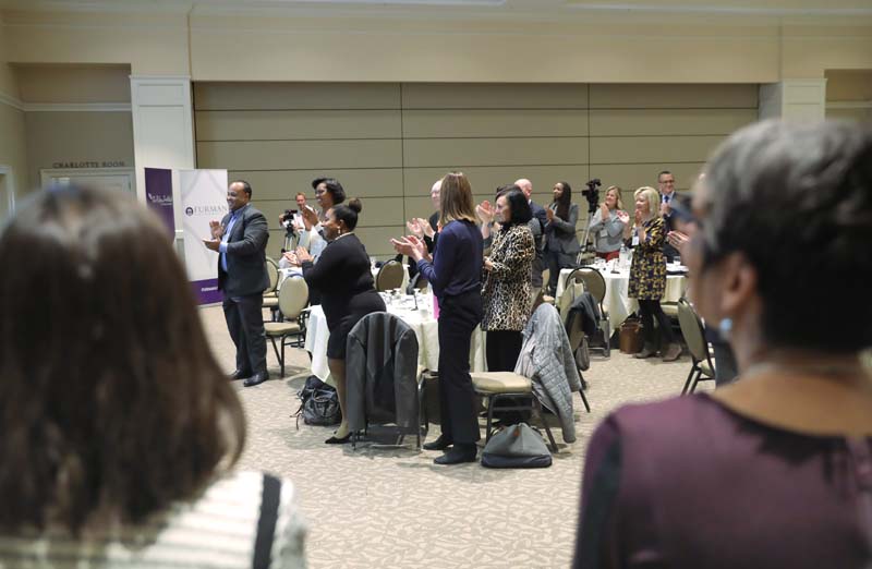 A standing ovation for the students!