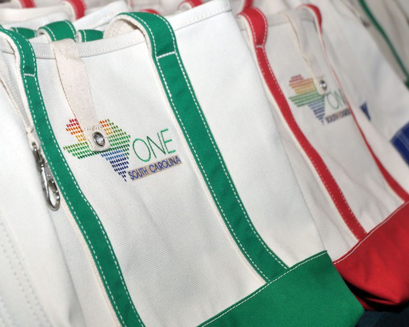 Upon arrival, each DLI alum received a OneSouthCarolina tote bag